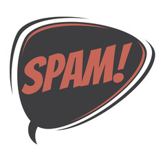 spam retro cartoon balloon