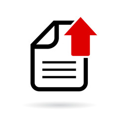 Upload your document icon