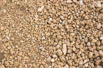 small brown gravel texture background