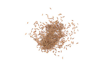 Heap of dry caraway seeds