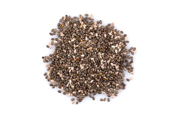 Chia seeds closeup