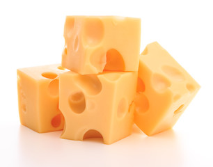 cheese isolated on white background cutout