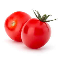 fresh cherry tomato isolated on white background cutout