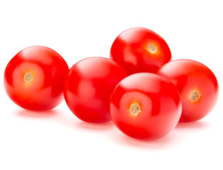 fresh cherry tomato isolated on white background cutout