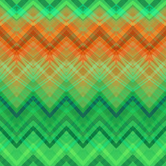 Ethnic zigzag pattern, seamless vector background