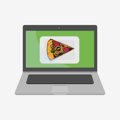Laptop illustration icon