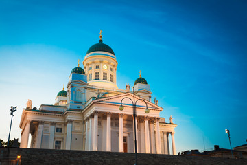 Finland Helsinki Lutheran Cathedral Famous Landmark Dome Building