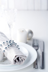 Christmas table setting