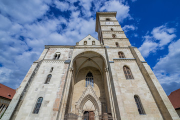 Fototapeta na wymiar St. Michael's Cathedral in Citadel of Alba Iulia city in Romania