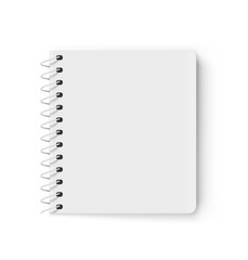 Template notebook with binder isolated on white background. Vector illustration. It can be used for web site design, logo, app, UI and etc.