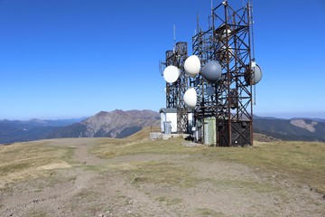 ripetitori in località Croce Arcana (MO) appennino Tosco Emiliano