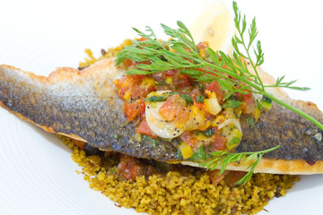 Mediterranes Fischgericht