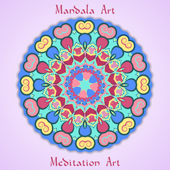 Vector . mandala. Decor for your design, lace ornament.  abstract pattern, oriental style