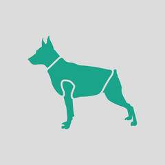 Dog cloth icon