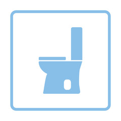 Obraz premium Toilet bowl icon