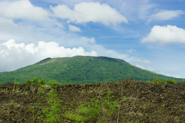 Obraz premium Masaya volcano view with blue sky