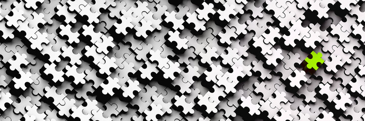 Jigsaw three dimensional background