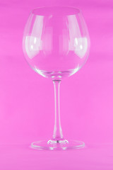 wine glass Pink background