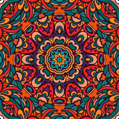 festive colorful ethnic tribal pattern