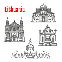 Historic landmarks and sightseeings of Lithuania