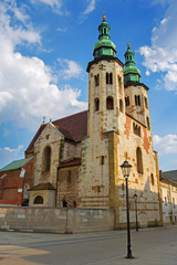 Fototapeta na wymiar Church of St Andrew in Krakow