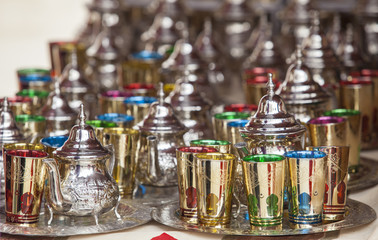 Moroccan tea sets