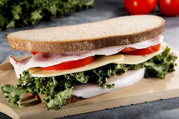 Ham salad sandwich