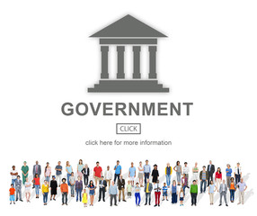 Authority Government Pillar Graphic Concept