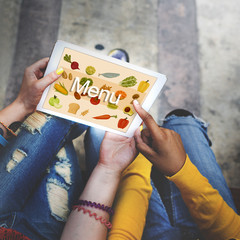 Menu Choice Food Beverage List Selection Option Concept