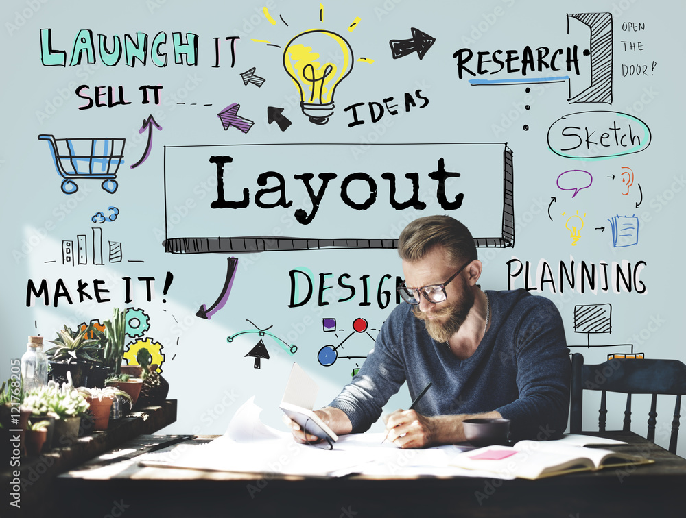 Poster method strategy business workflow progress concept