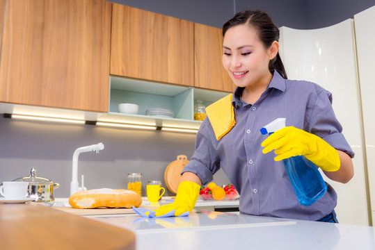 Cleaning In The Kitchen