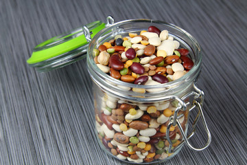 Jar of beans