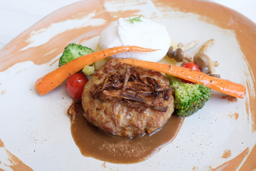 Hamburger steak