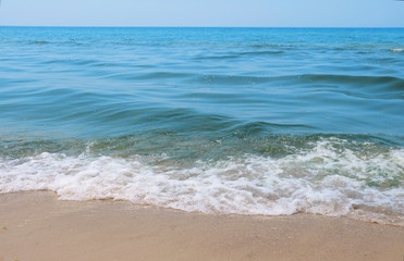 Beautiful seascape on sunny summer day