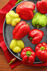 Fresh peppers, closeup