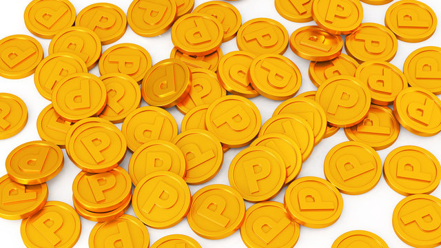 loyalty program concept. points coins