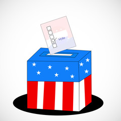 U.S.A Election Day background