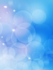 Festive winter abstract nature background with bokeh lights and