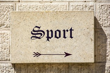 Schild 87b - Sport