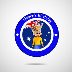 Australia Queen's Birthday Celebrations Background