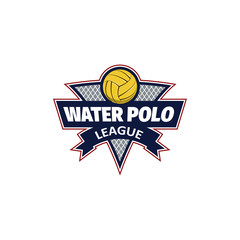Water polo logo for the team and the cup