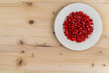 Red Pomegranate seeds
