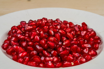 Red Pomegranate seeds