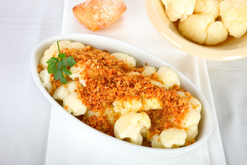 Blumenkohl mit Bröseln
