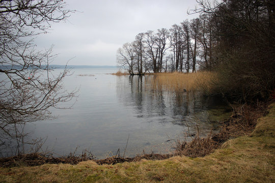 Esrum Lake near Fredensborg residense, Denmark