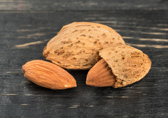 Almonds in shell