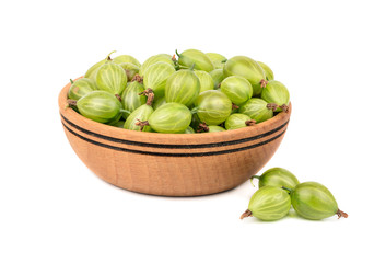 Gooseberries in bowl