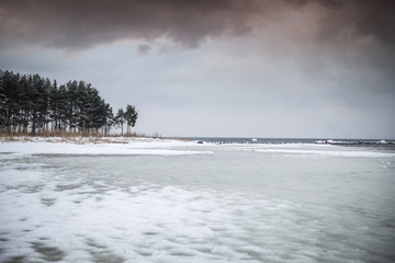 Obraz premium Winter sea.