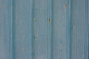 Metal blue background with rust