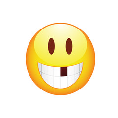 Smiley Smile without tooth